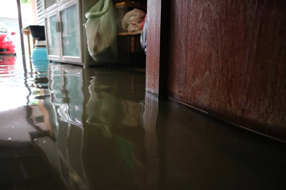 flooded apartment