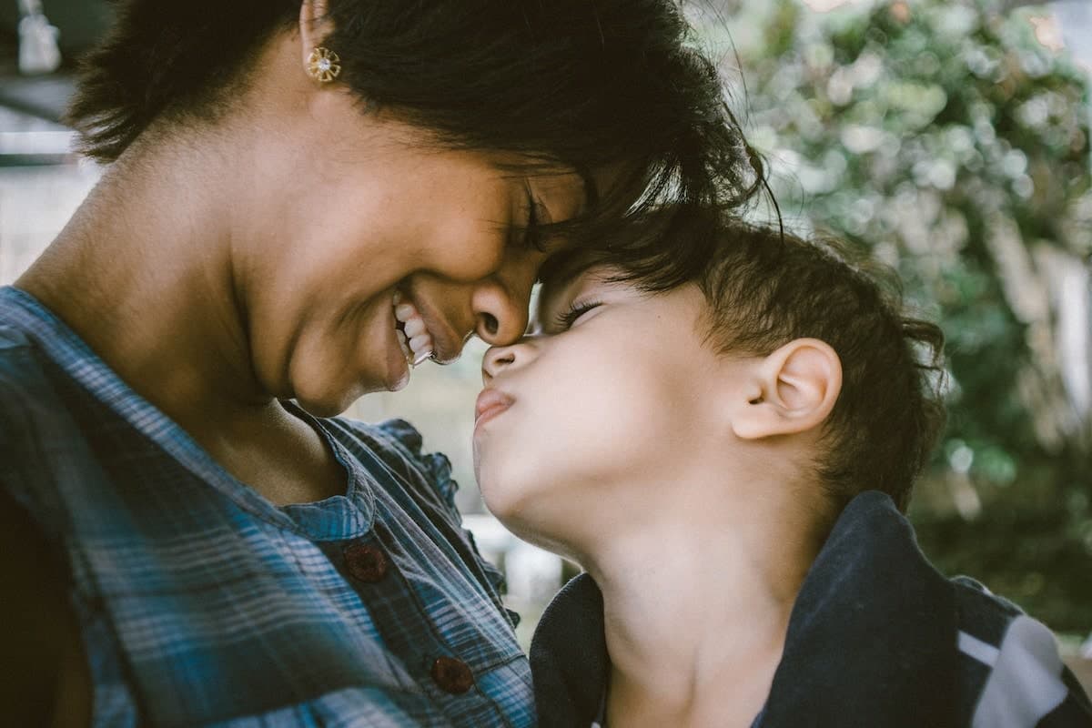 mom and a child