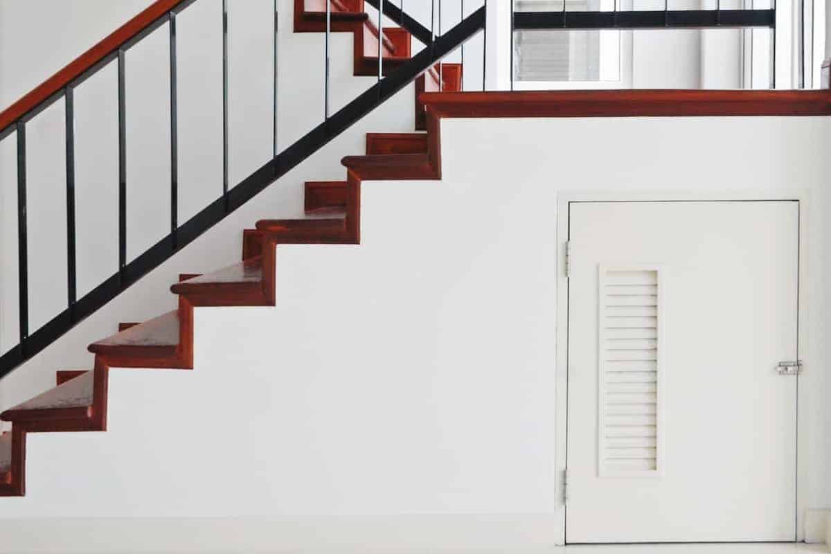 storage under stairs