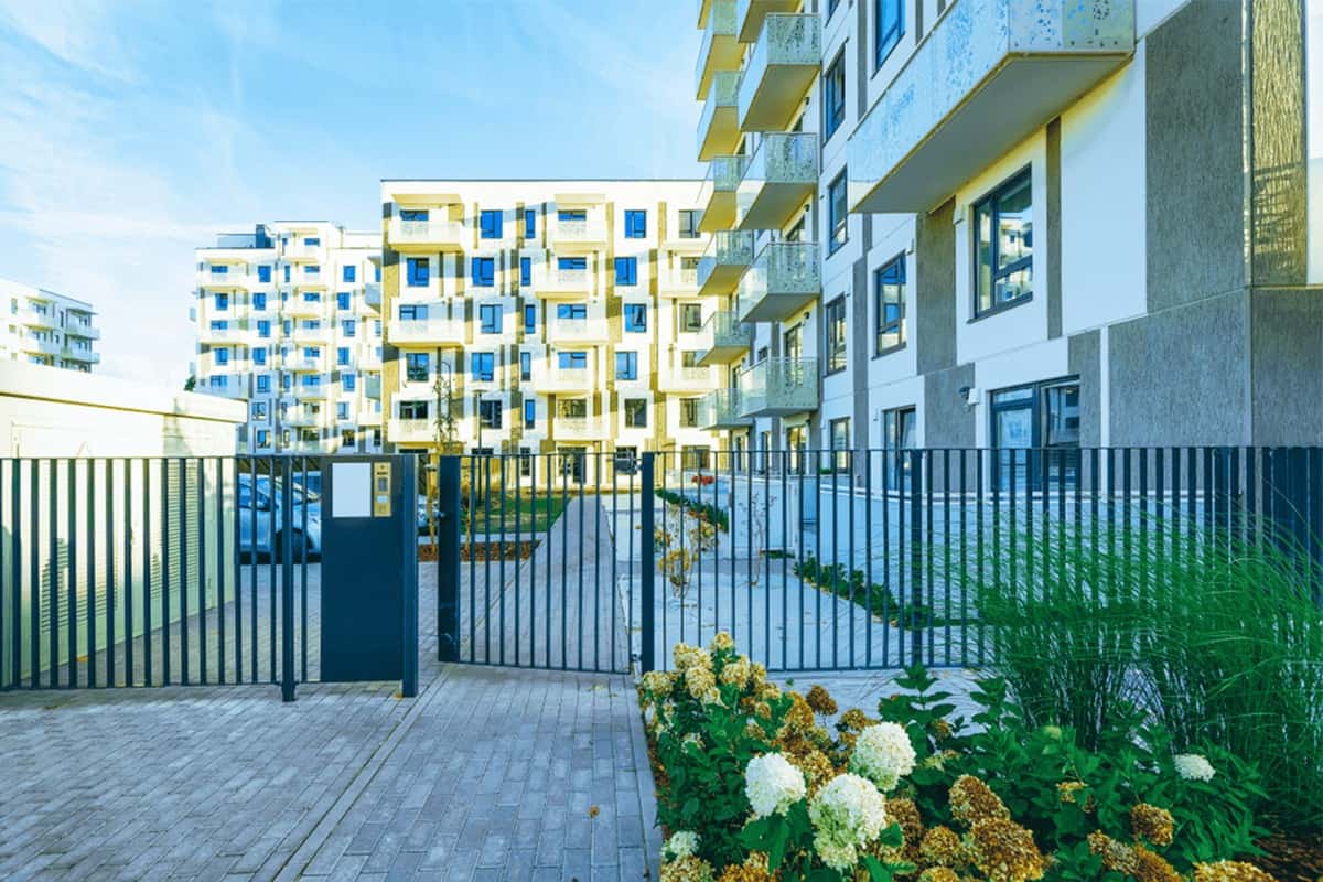 controlled access apartment