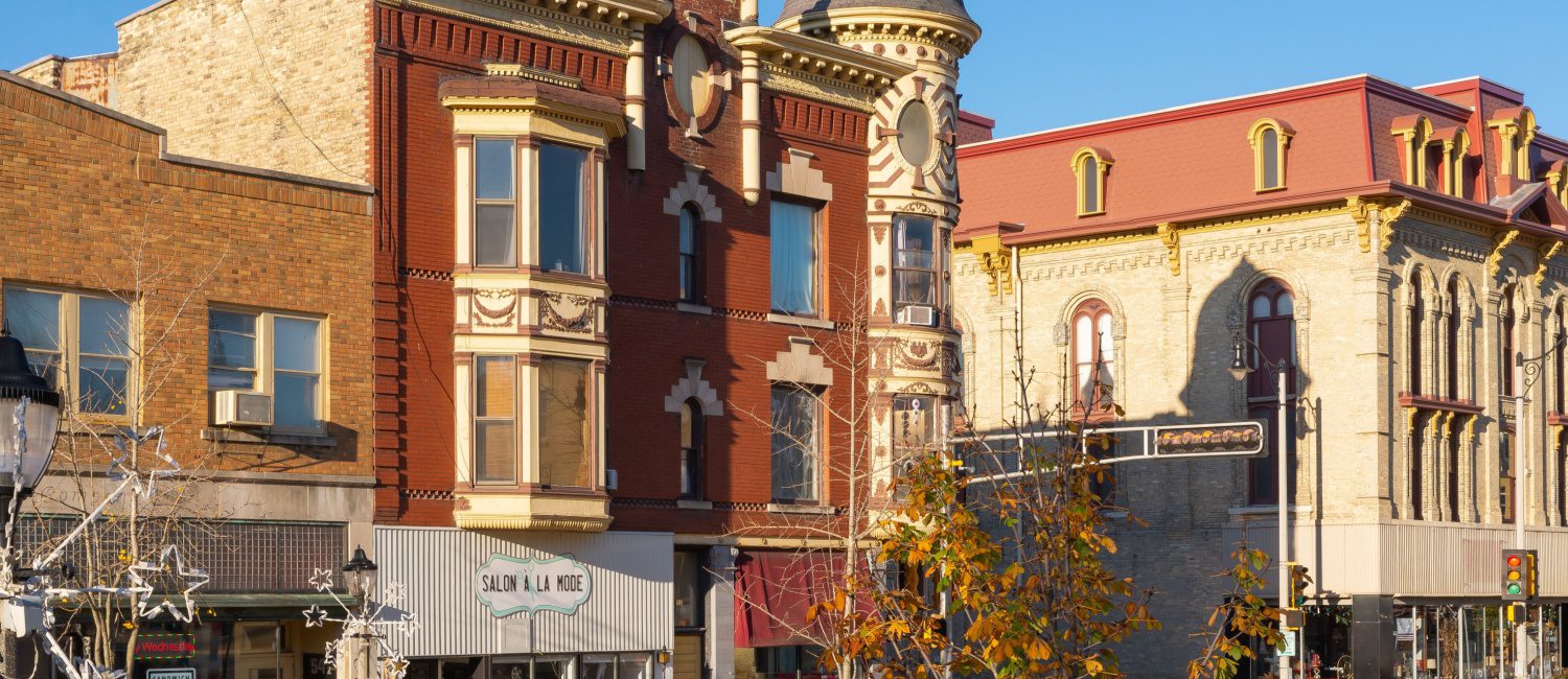 Downtown in one of the cheapest places to live in Wisconsin