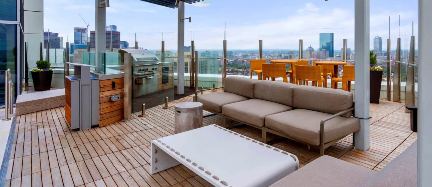 Beautiful Boston rooftop