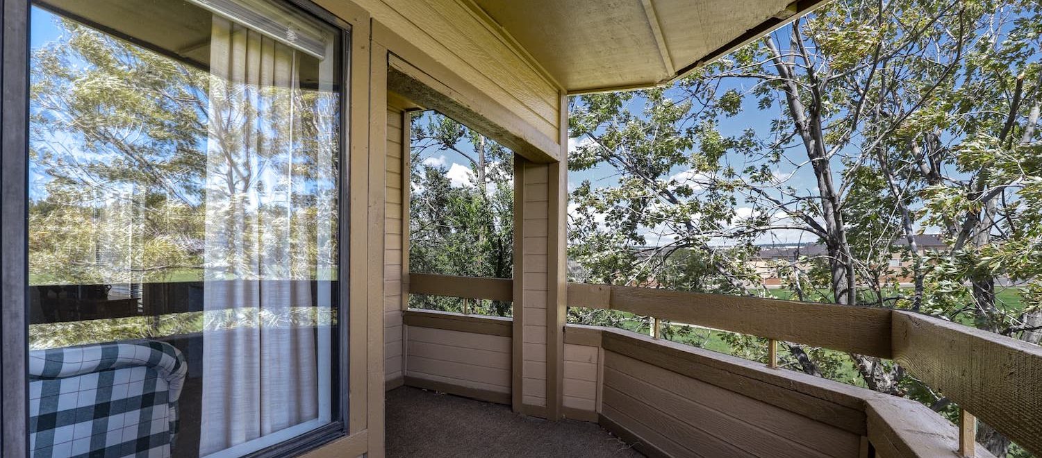 Balcony at Western Terrace in Colorado Springs