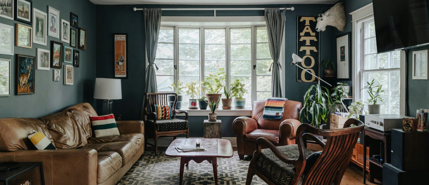 an eclectic interior design apartment