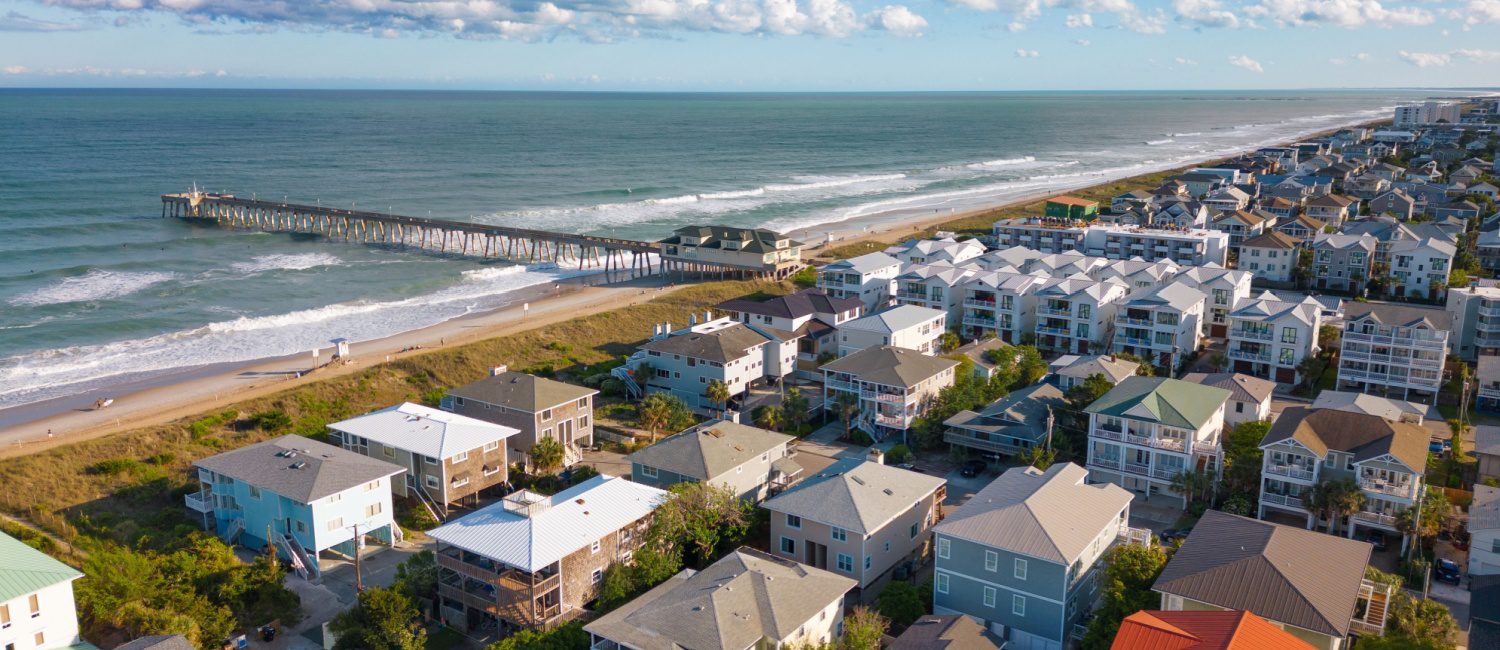 Drone view of Wilmington, a North Carolina city filled with pros and cons